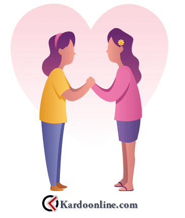 The resemblance of two sisters